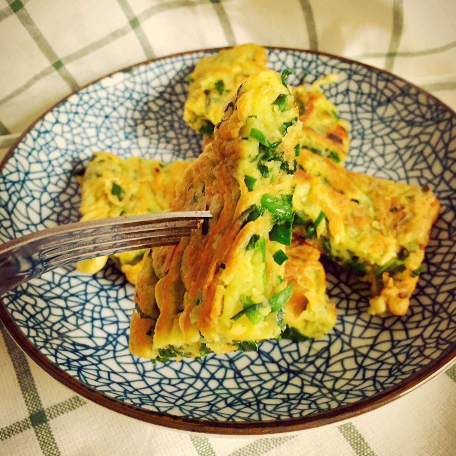 韭菜鸡蛋饼