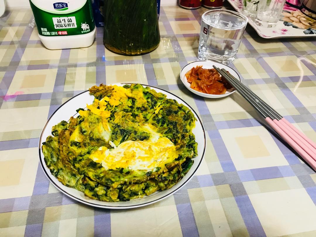 低脂菠菜蛋饼