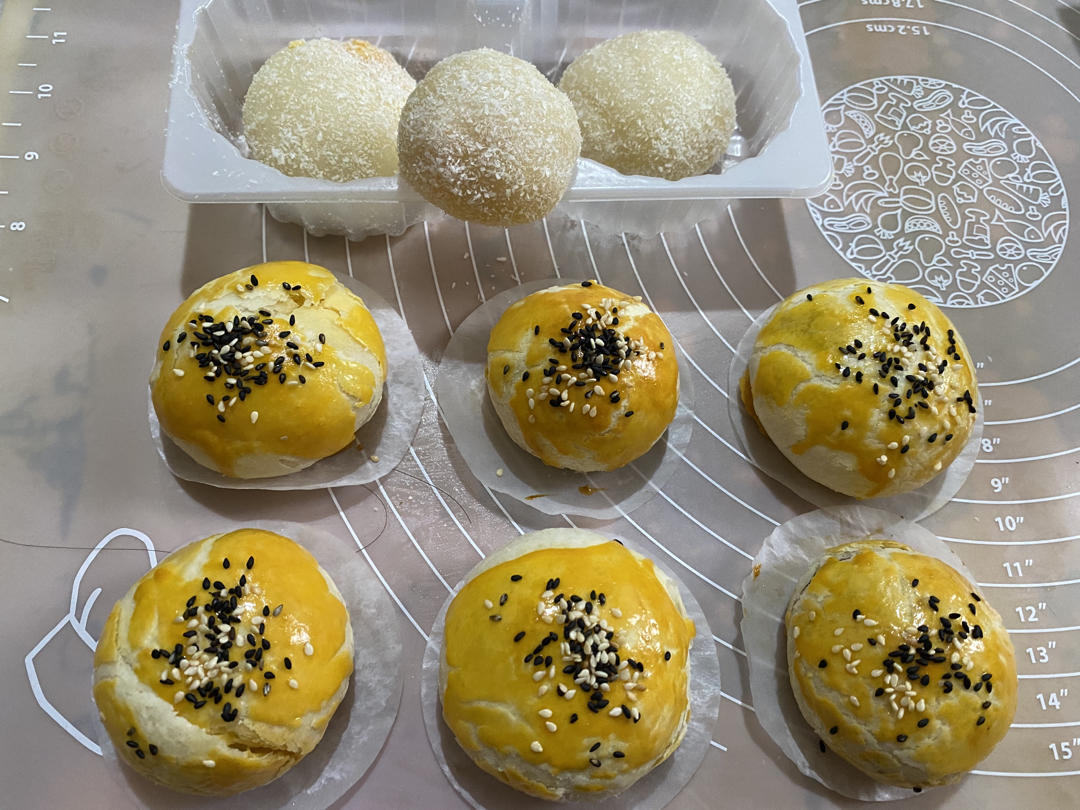 ㊙️网红麻薯肉松蛋黄酥🔥，好吃到爆‼️