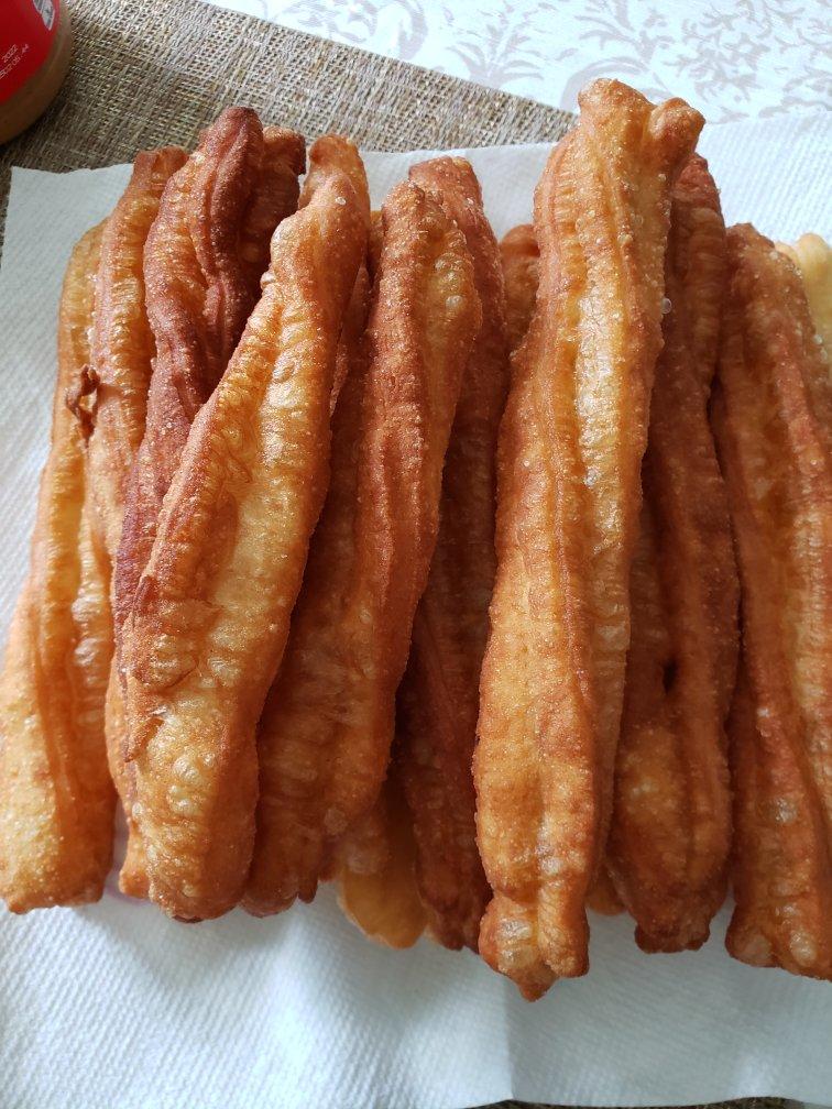 自制酵母版油条