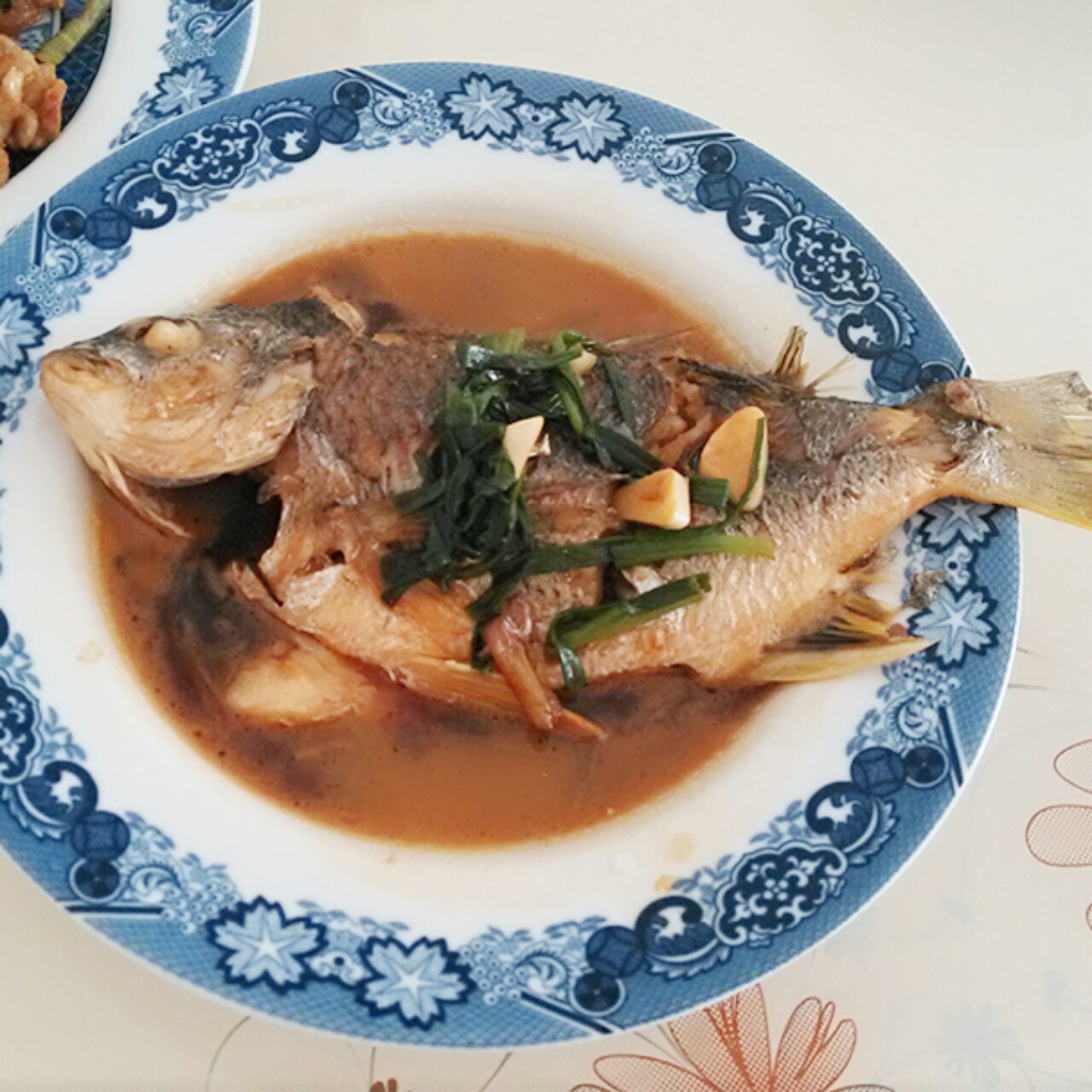 酱油水菜脯黄翅鱼