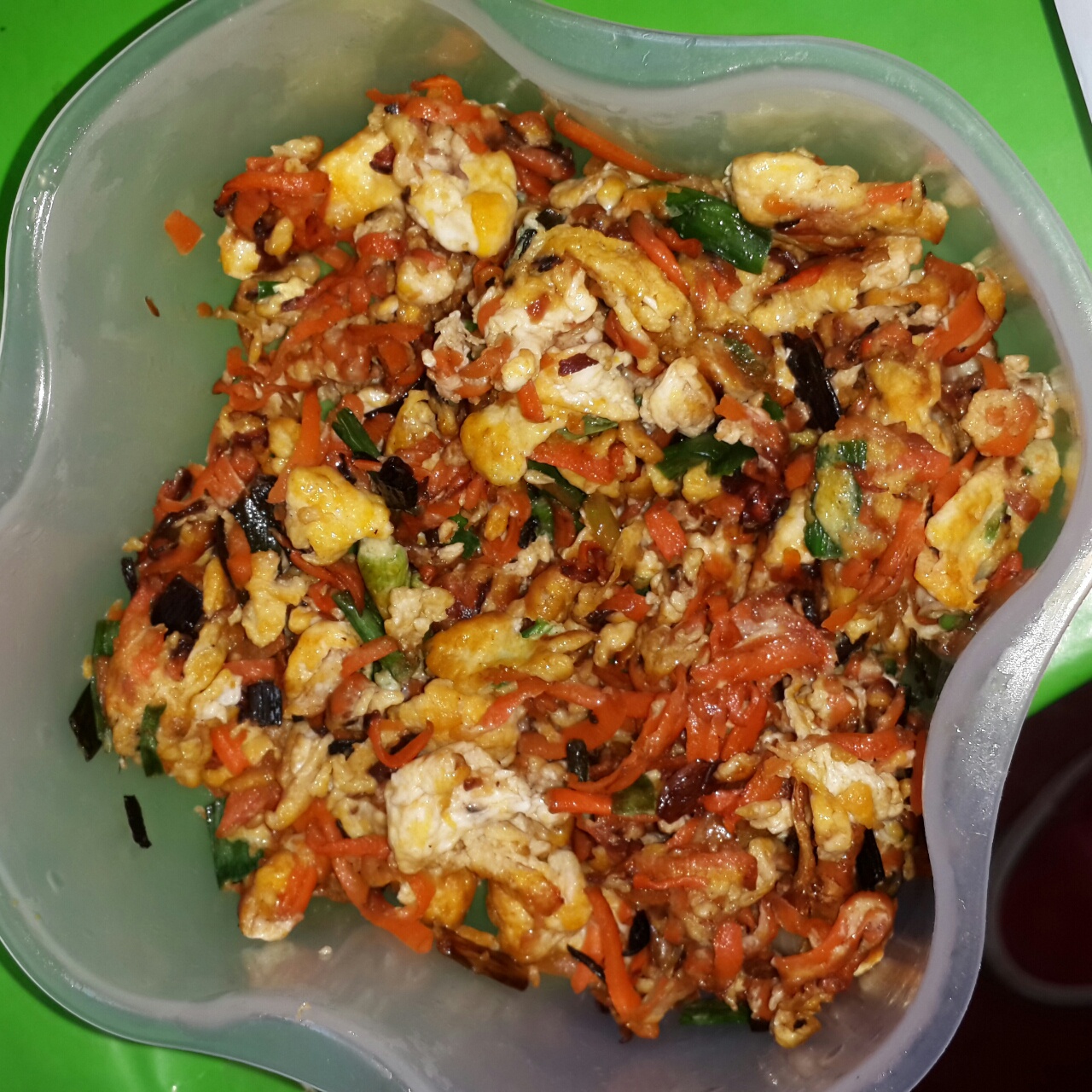 孤独的美食家-胡萝卜炒蛋