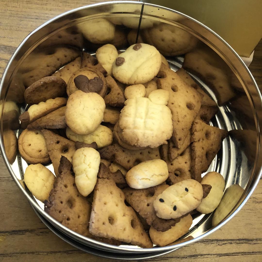 没有模具也能做的卡通饼干