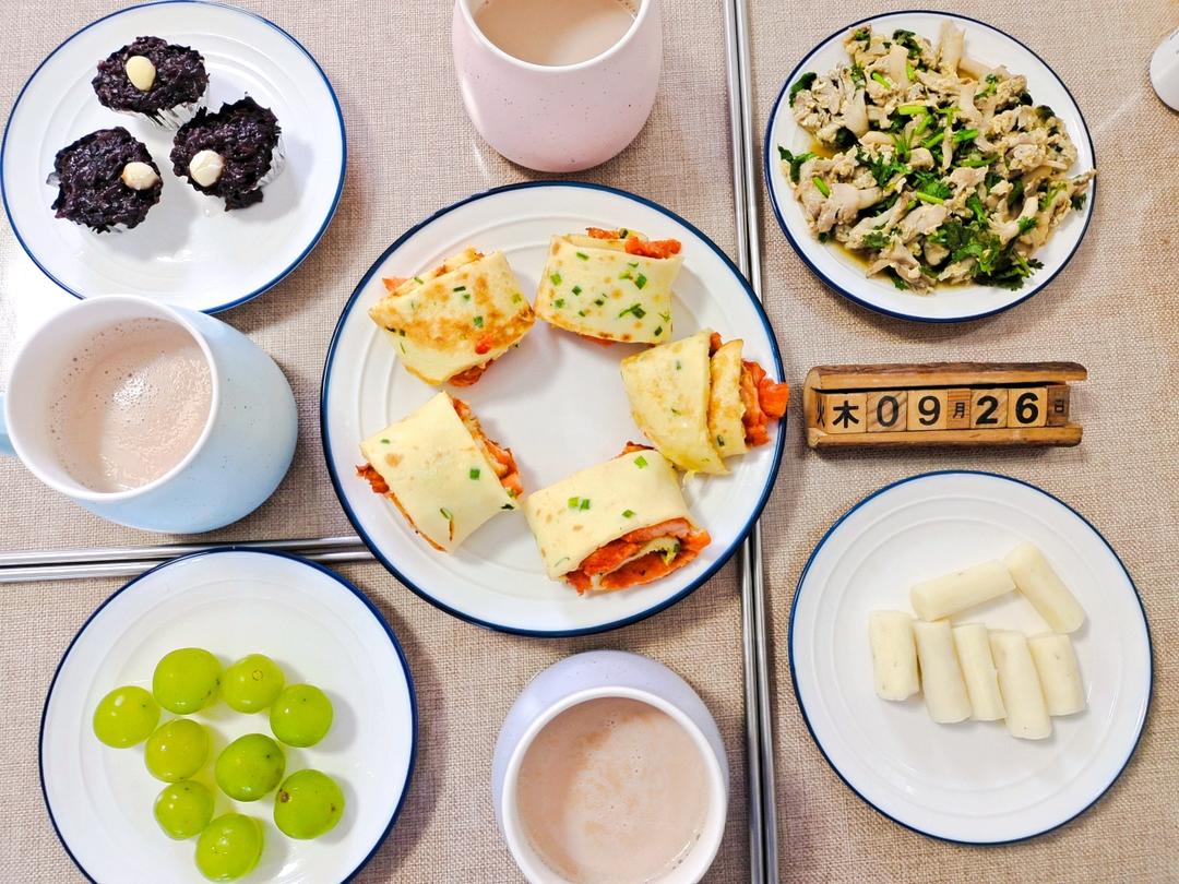 发面鸡蛋肉松饼