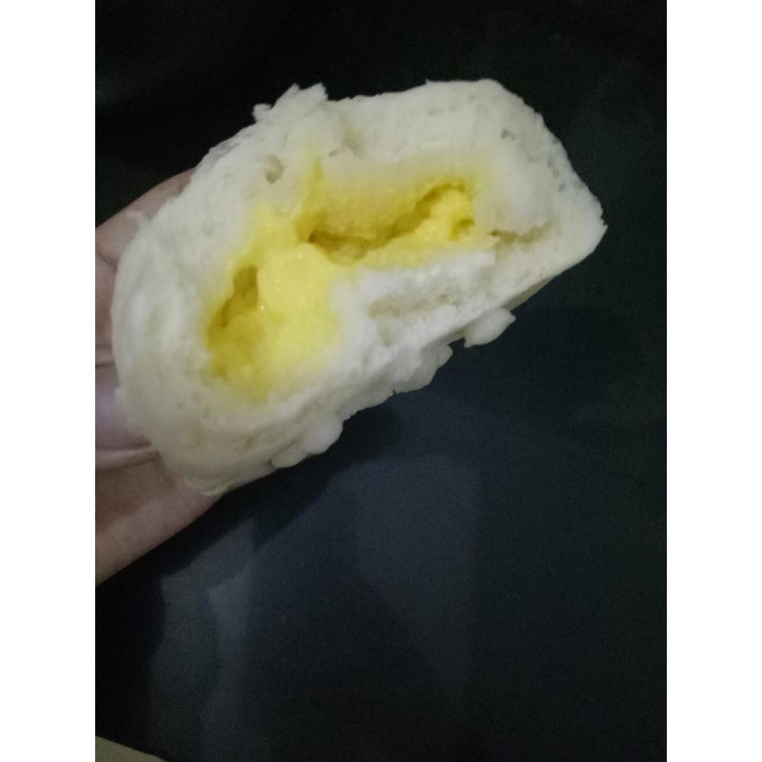 自制无油奶黄包