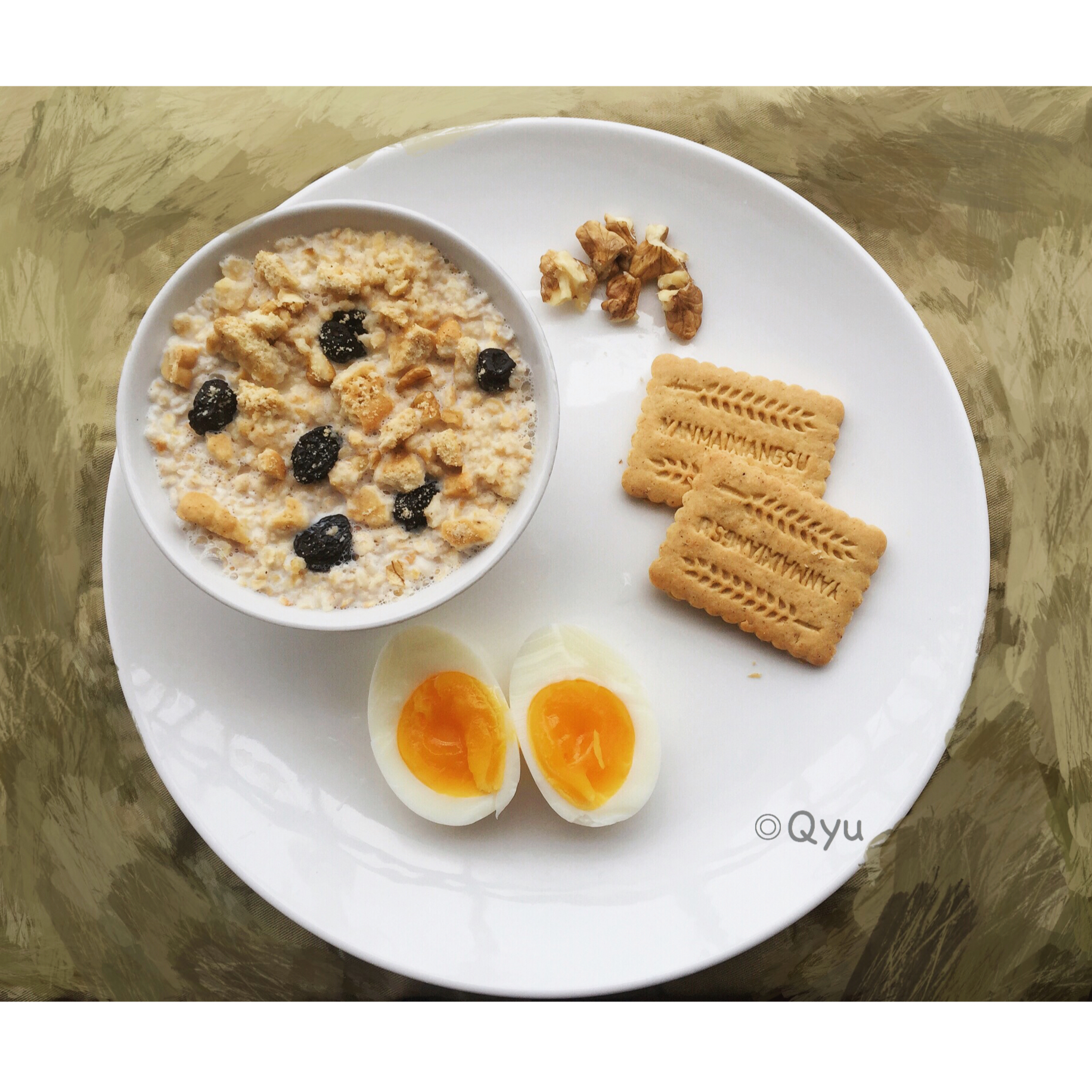 【平安大吉】新年早餐—香甜燕麦糊