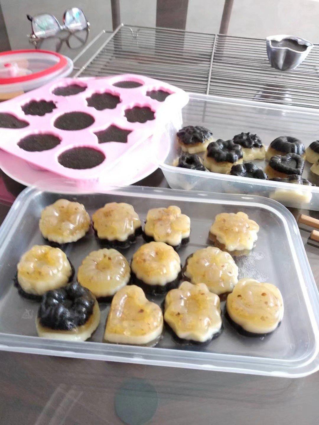 黑芝麻牛奶千层糕