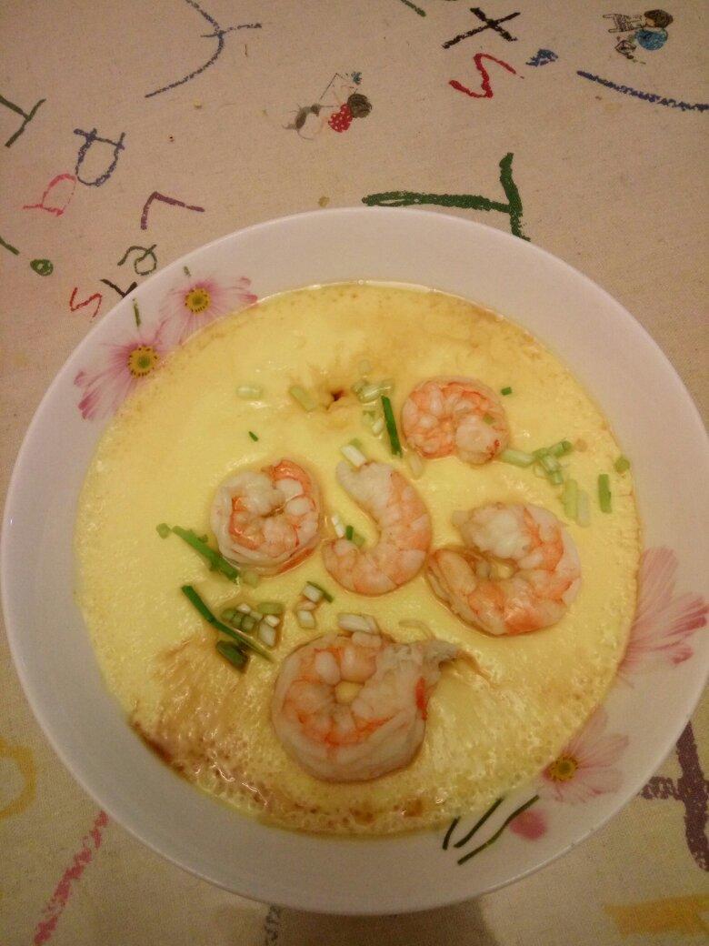 虾仁鸡蛋羹