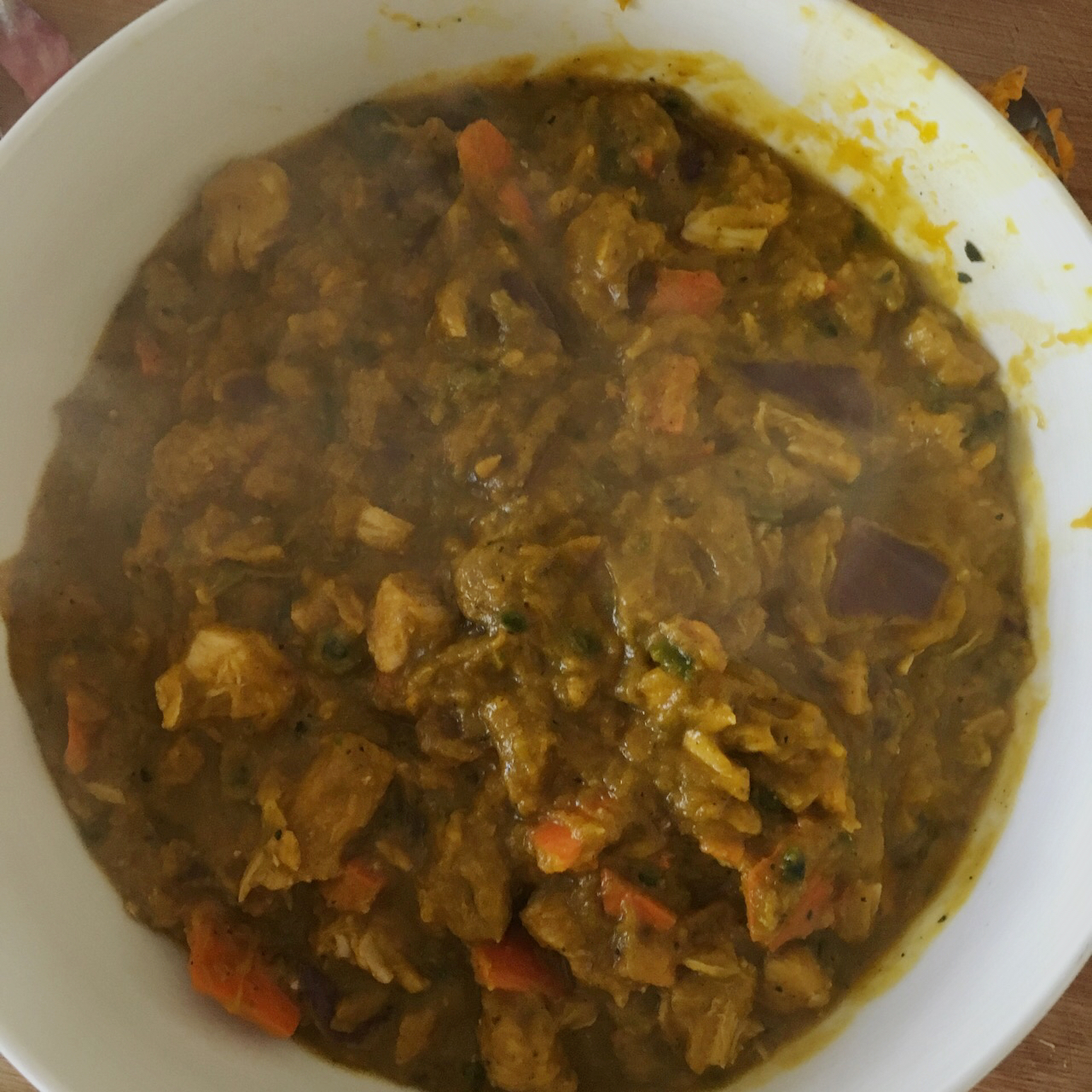 南瓜鸡肉炖饭