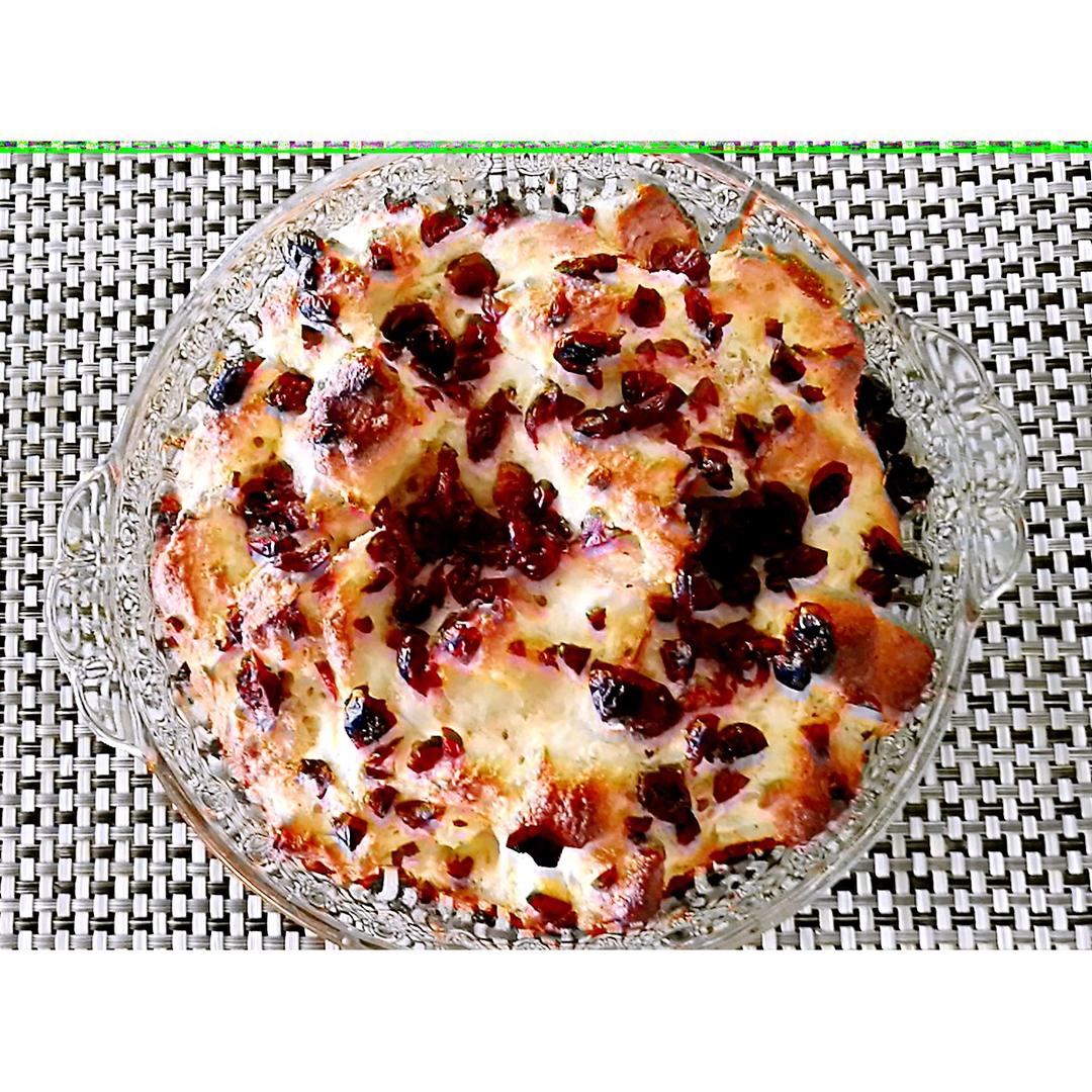 焗烤蔓越梅吐司布丁