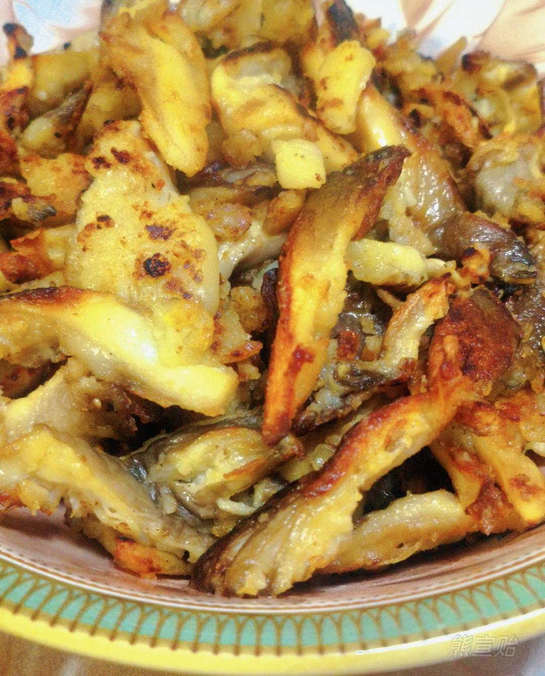 椒盐平菇 （空气炸锅）