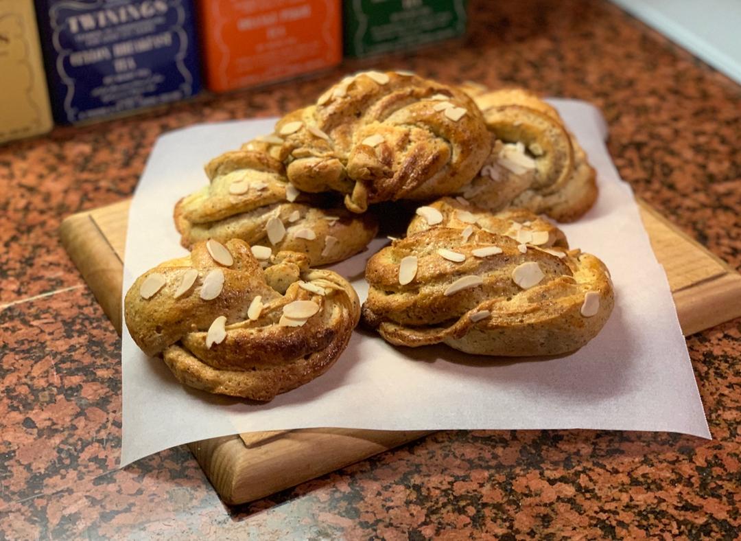 红茶奶酥面包
