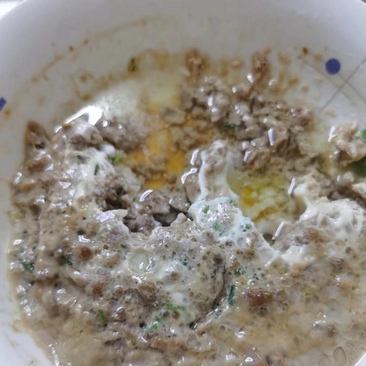 简单又好吃的肉饼蒸蛋