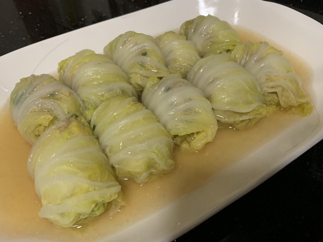 娃娃菜肉卷（白玉卷）