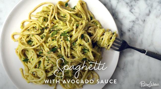 牛油果意面 Spaghetti with Avocado Sauce