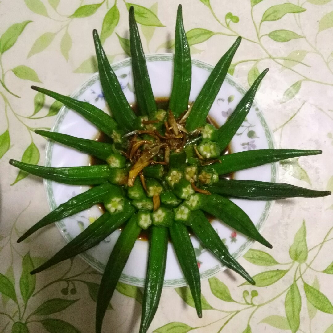 【白灼秋葵】清爽简单