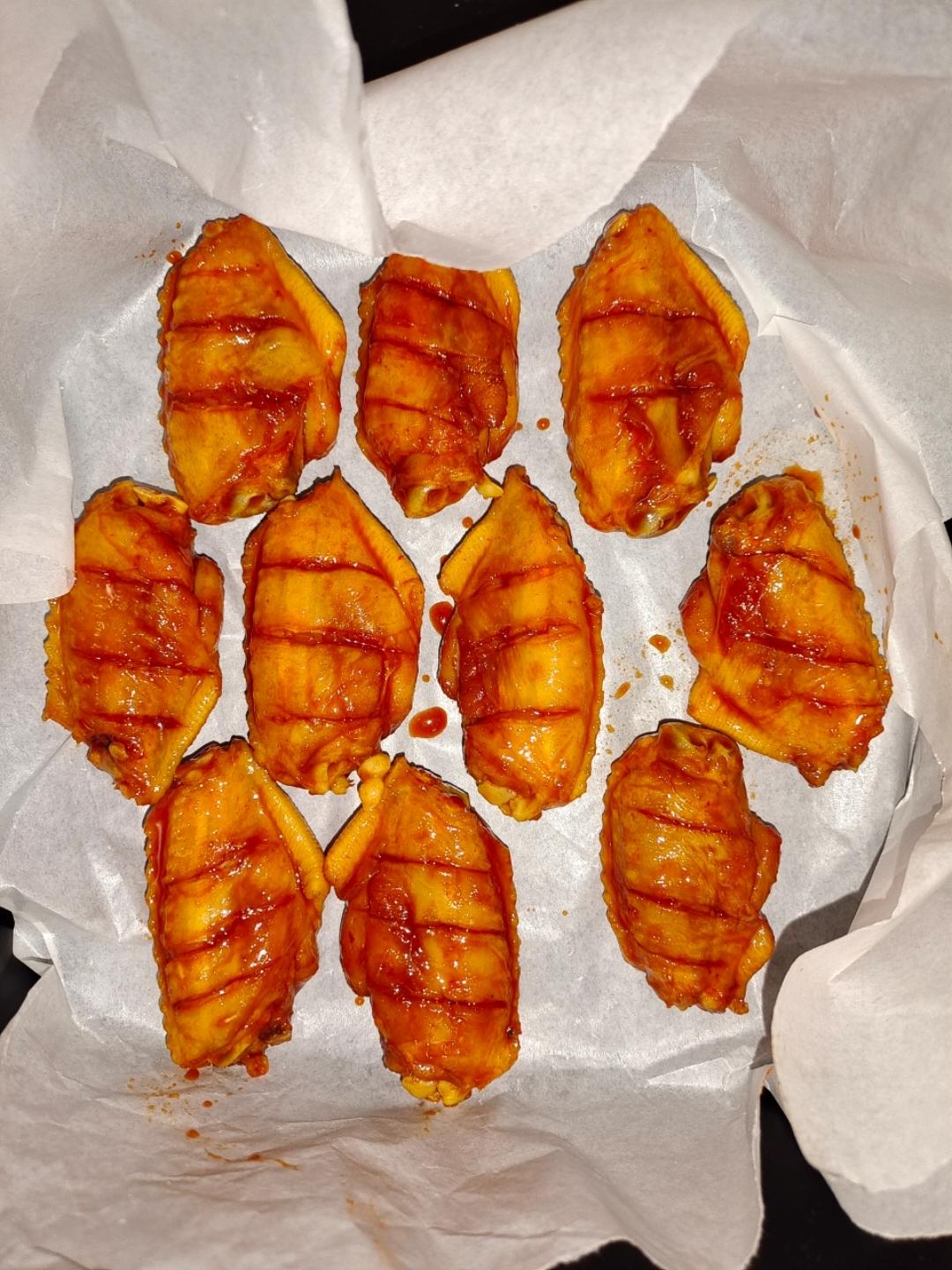 不放一滴油的空气炸锅版～奥尔良烤鸡翅
