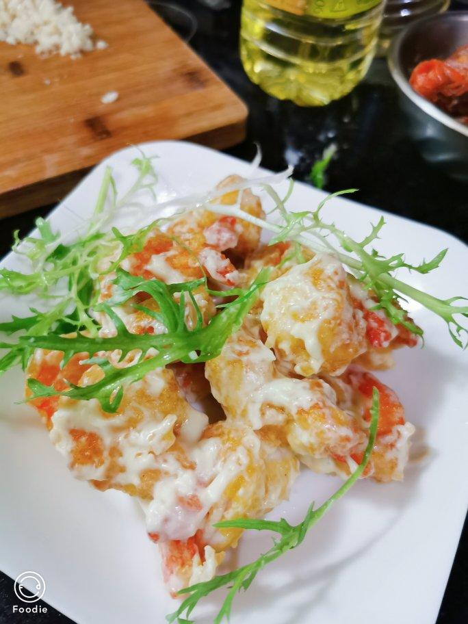 柏悦平替版芥末虾球