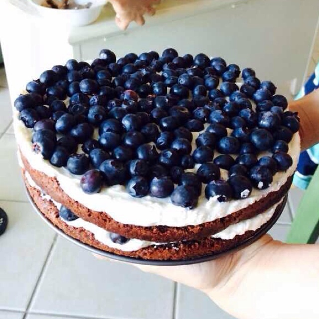 【炙舞团食谱】蓝莓芝士布朗尼蛋糕的做法