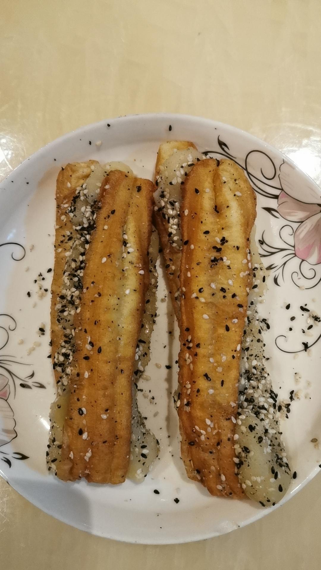 网红早餐—油条包麻糍，神仙口感，值得拥有！