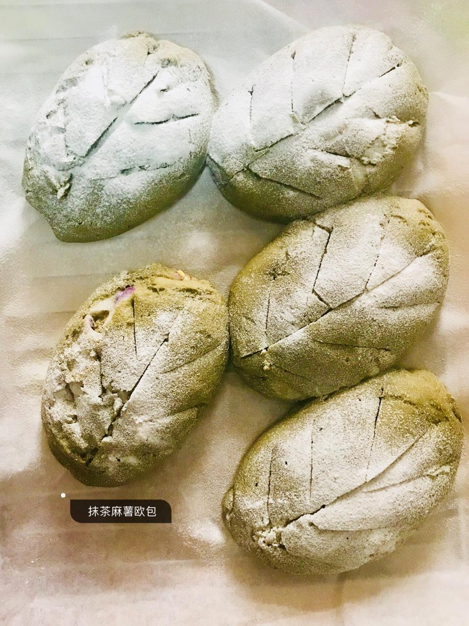 麻薯夹心抹茶软欧