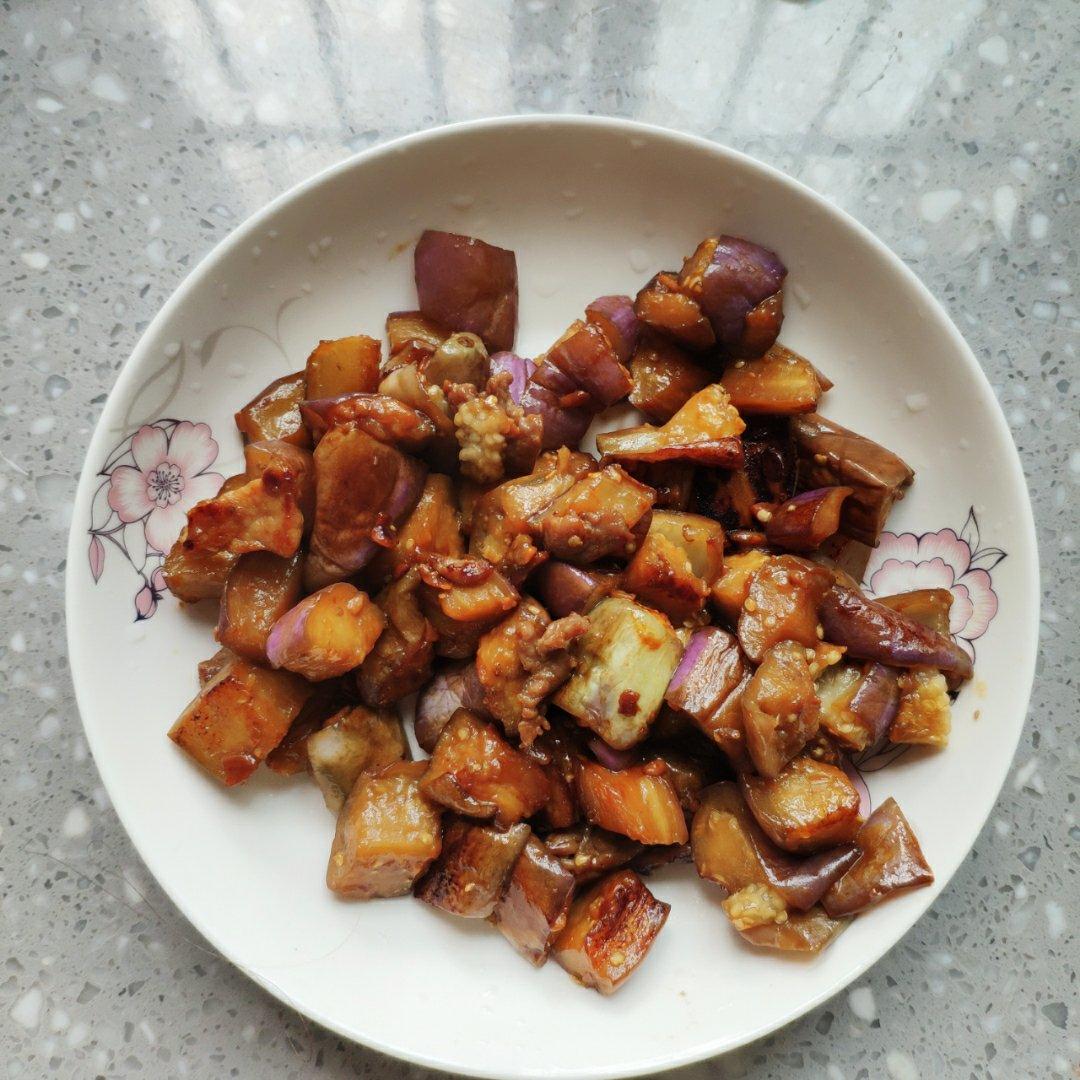 红烧肉沫茄子