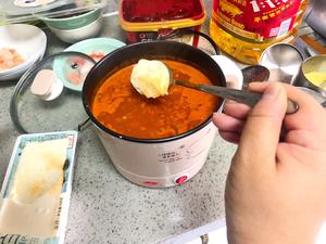 简易版：韩式海鲜辣豆腐汤的做法 步骤14