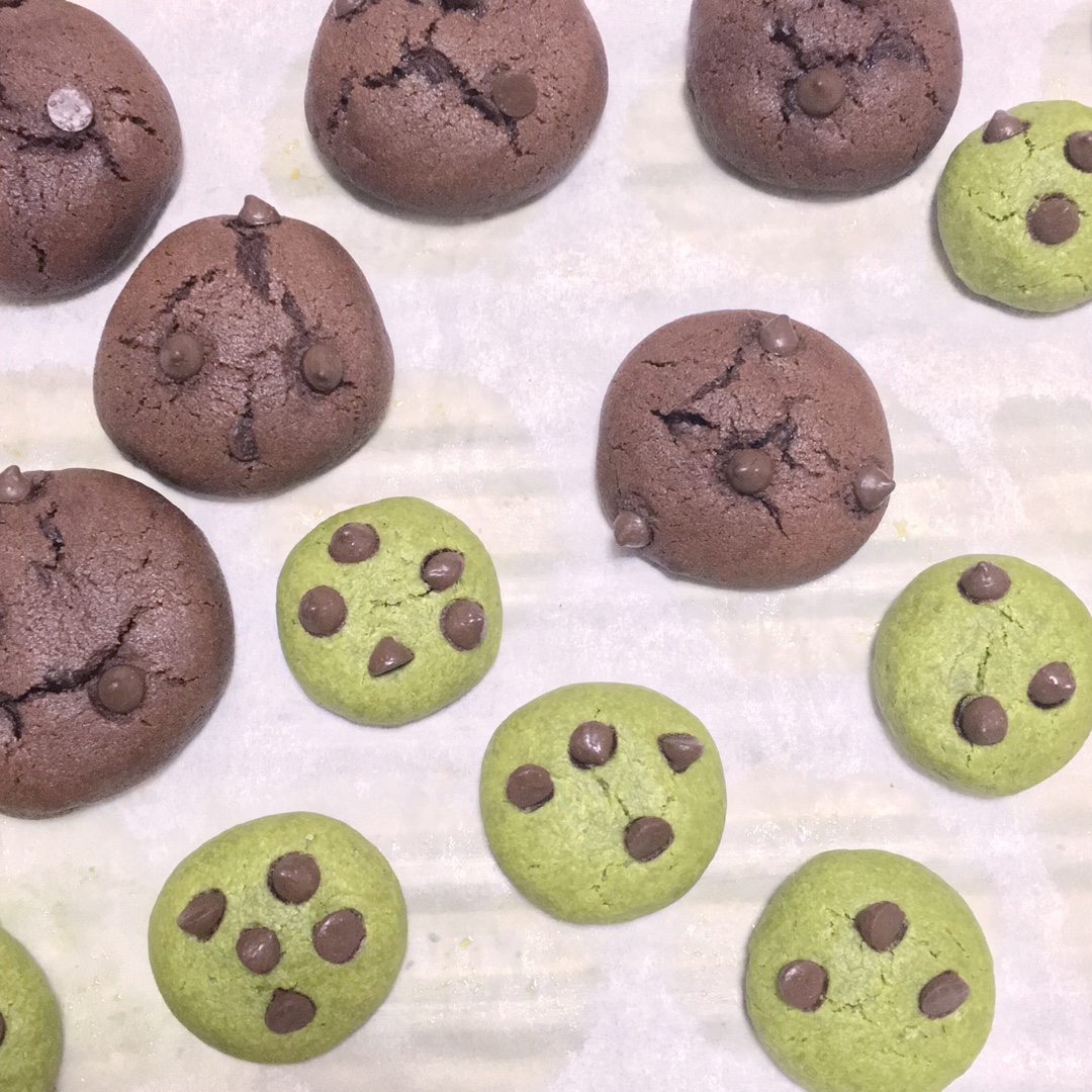 抹茶软曲奇（无蛋）