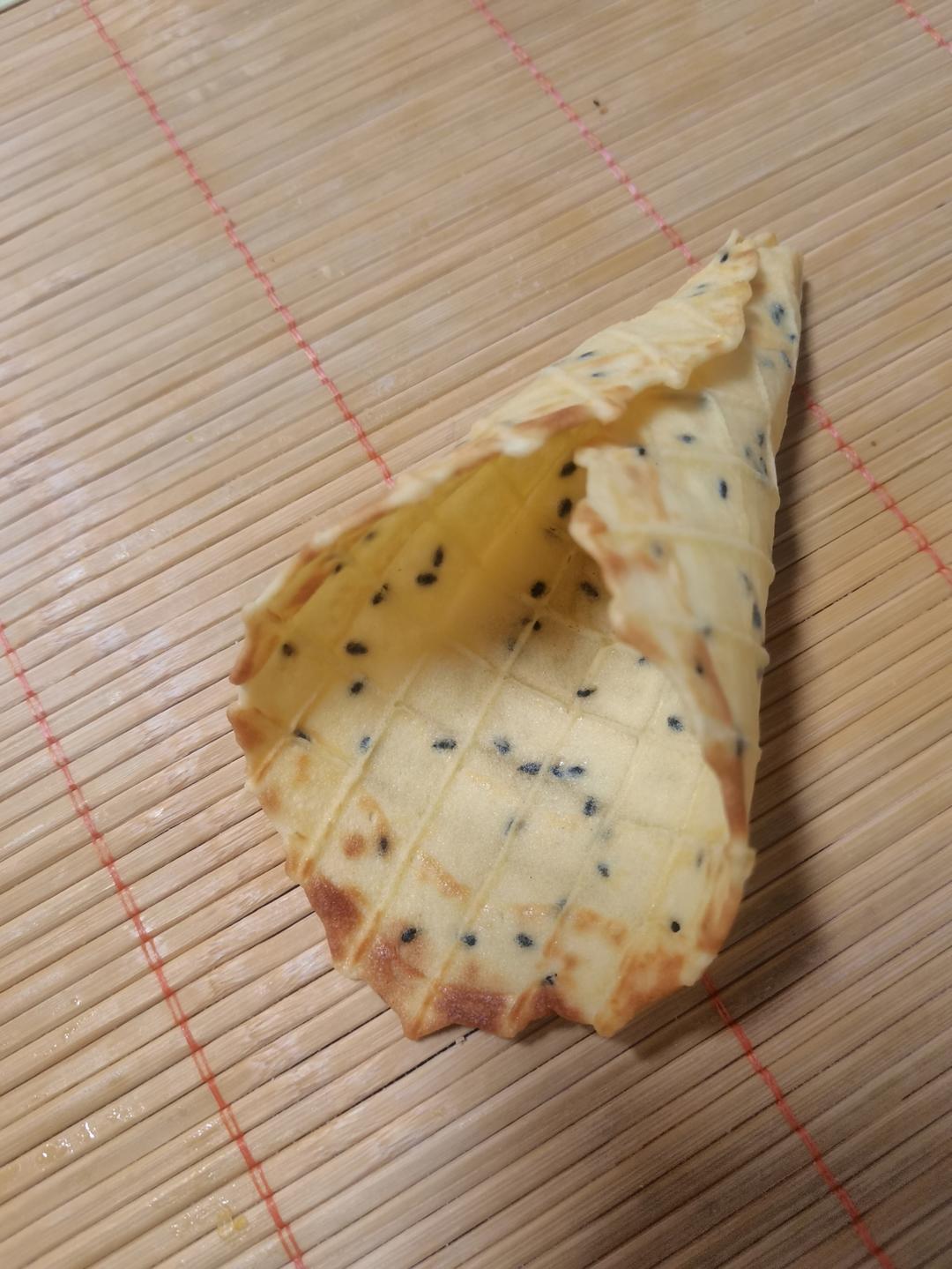 鸡蛋卷 脆皮蛋筒 冰淇淋绝配脆脆脆 无黄油不打发材料简单