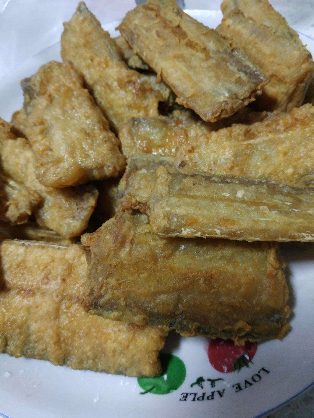 干炸带鱼