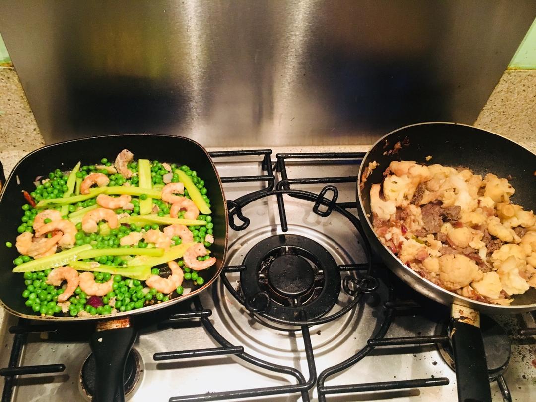 豌豆炒虾仁