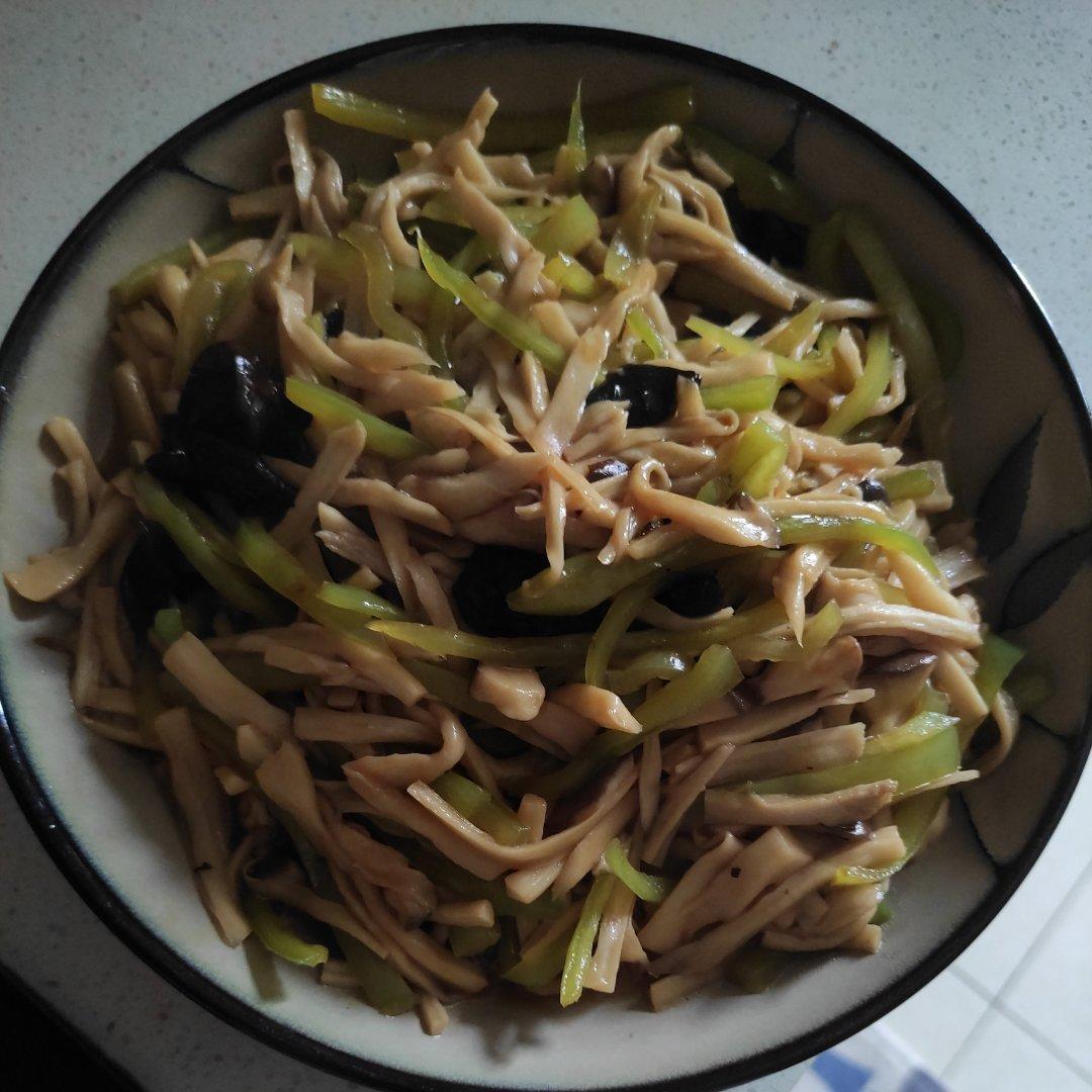 杏鲍菇素炒三丝