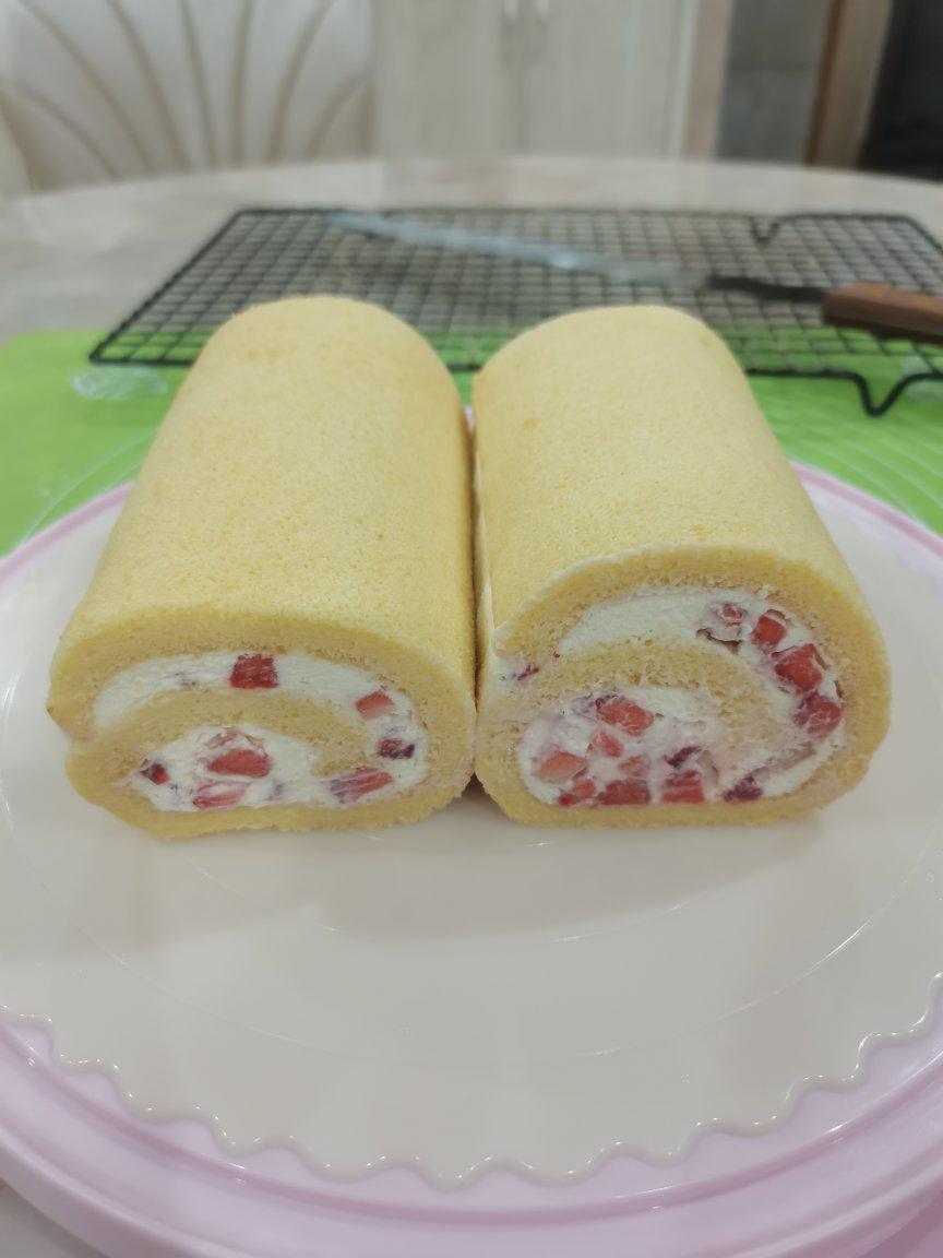 豆腐麻糬戚风蛋糕卷（2016年修订版）