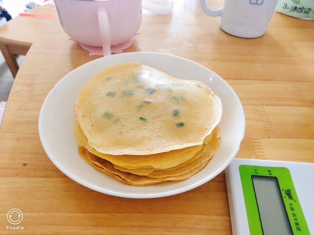 快手鸡蛋饼～～十分钟早餐！