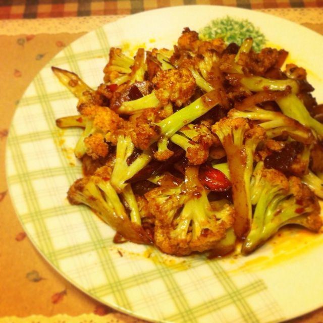 很“浪费”米饭的家常菜之一-------干锅菜花