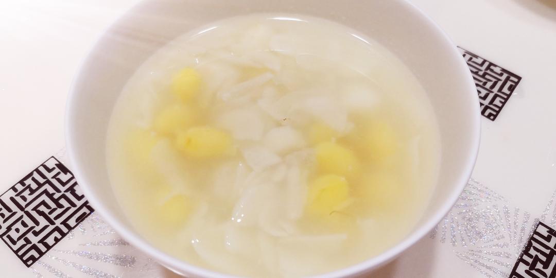 山药百合白果糖水的做法