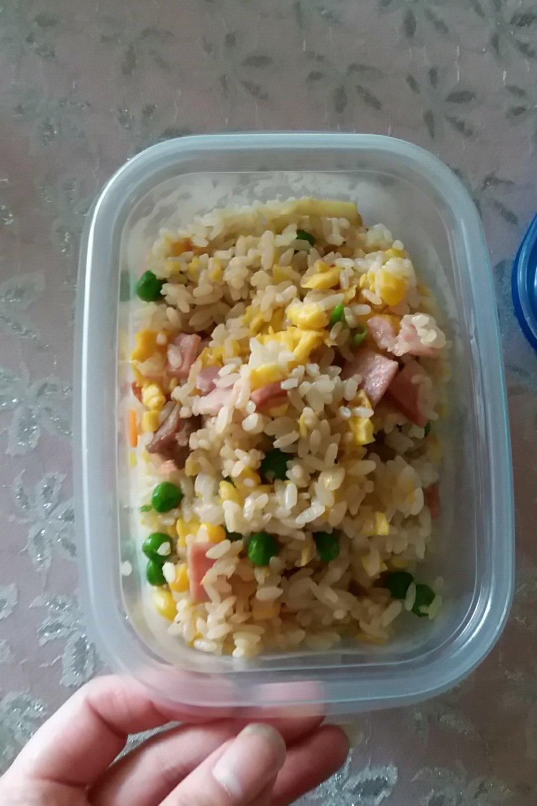 培根炒饭