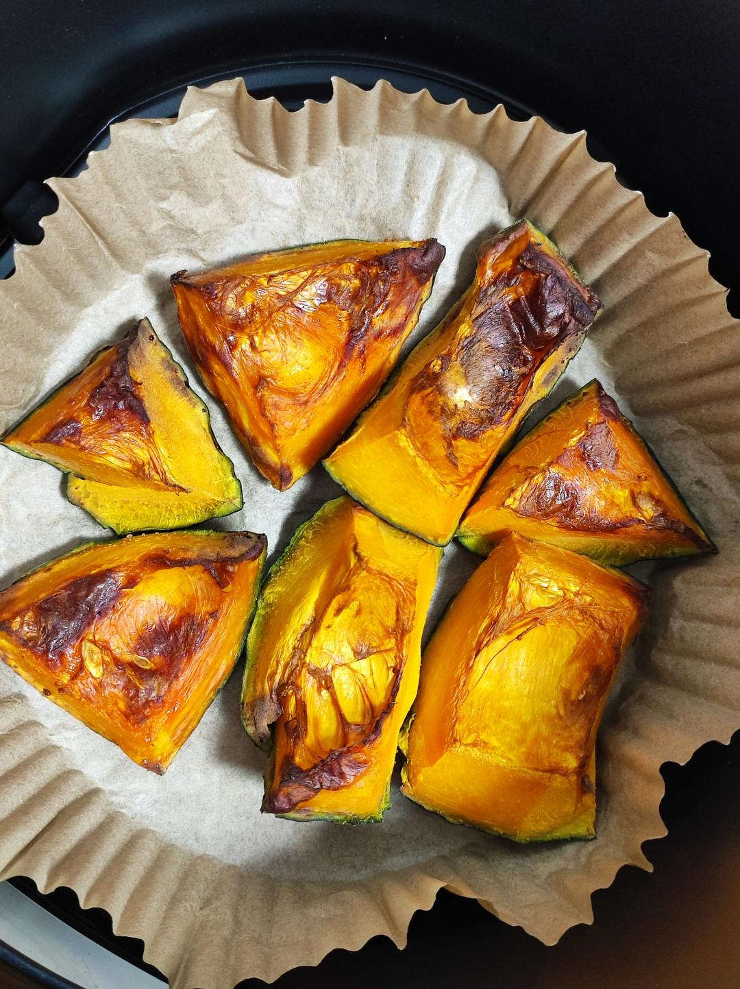 空气炸锅烤南瓜