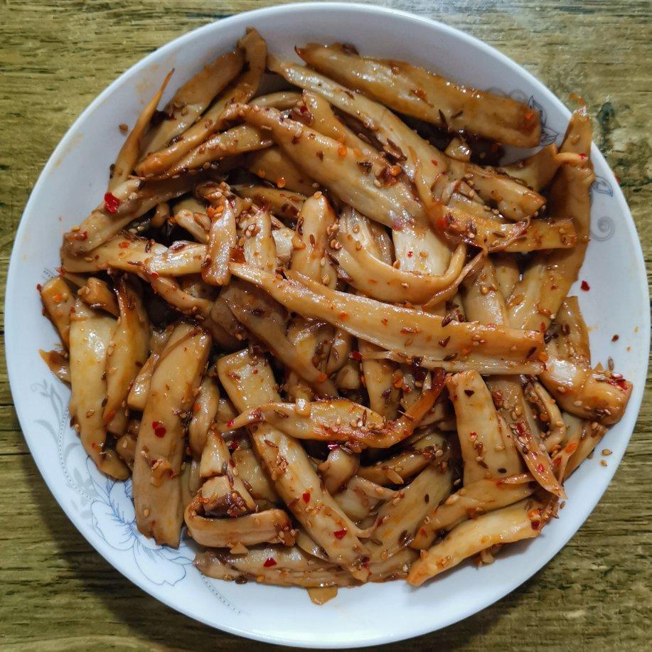 干煸手撕杏鲍菇