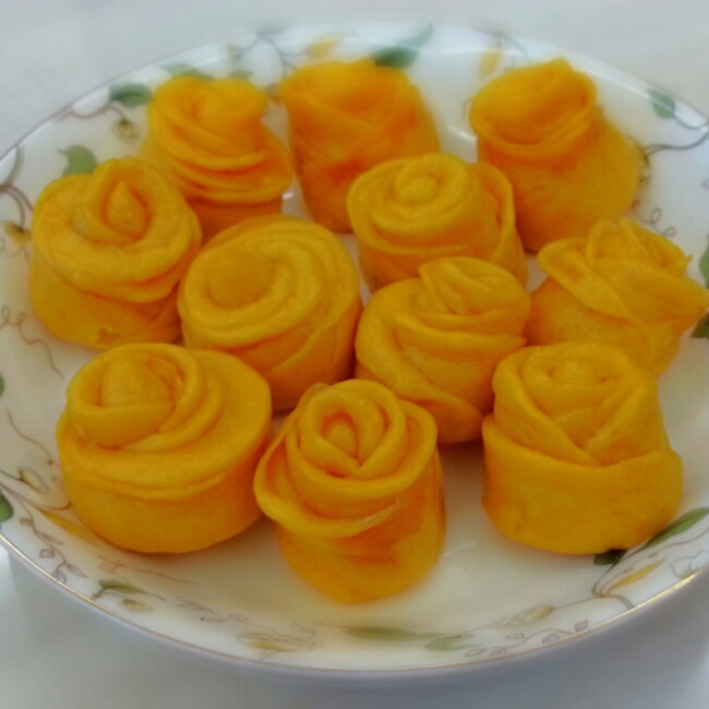 黄玫瑰馒头