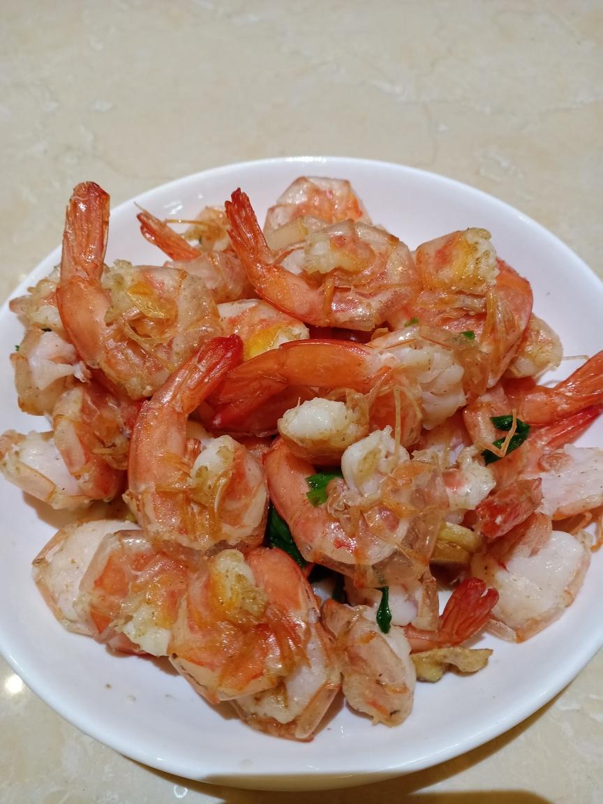 红烧孜然明虾的做法