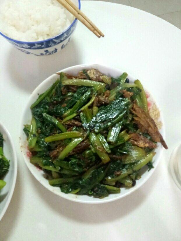 豆豉鲮鱼油麦菜