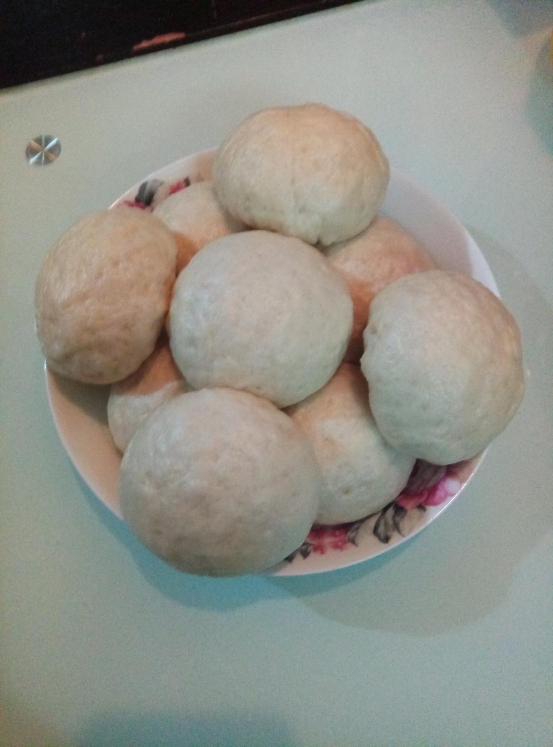 自制无油奶黄包