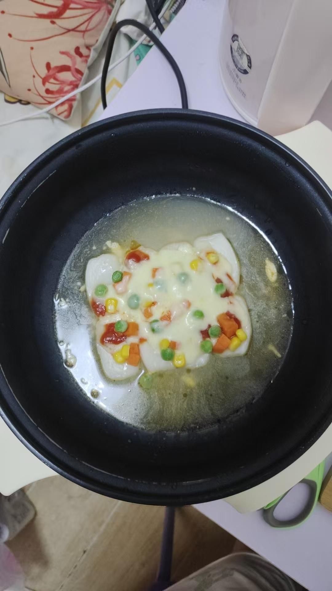 【饭女】年糕披萨