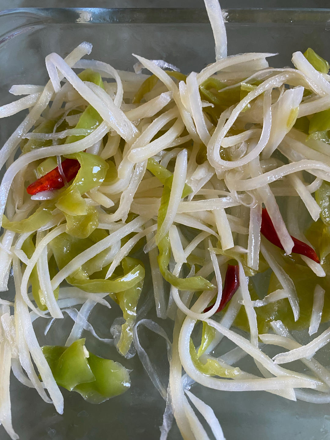 酸辣土豆丝的家常做法 超级下饭