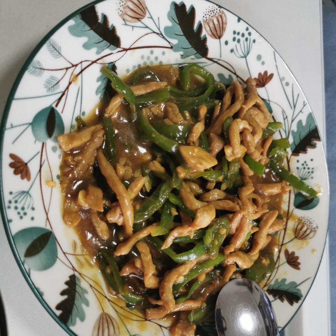 ‼️好吃到舔盘的青椒肉丝盖浇饭