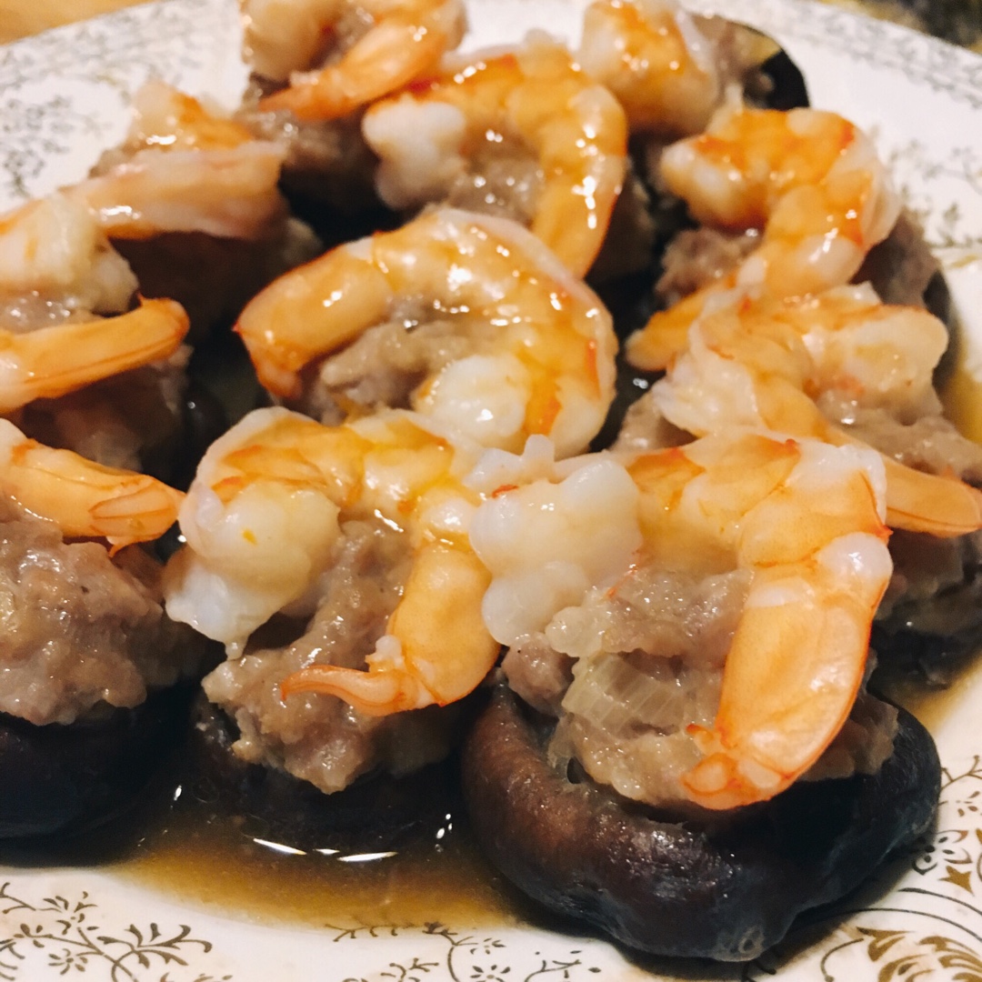 虾仁酿香菇