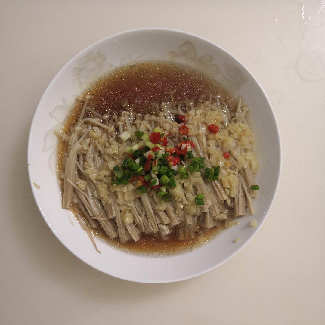 蒜蓉蒸金针菇