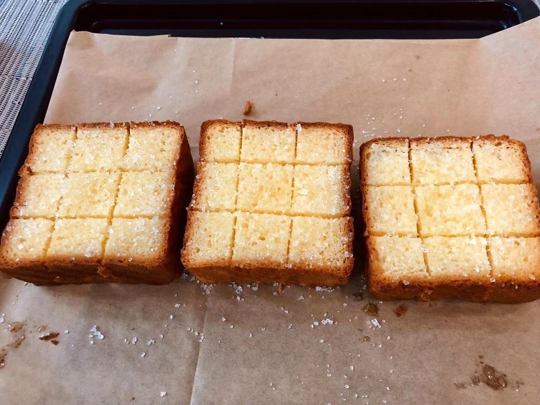 黄油砂糖吐司片