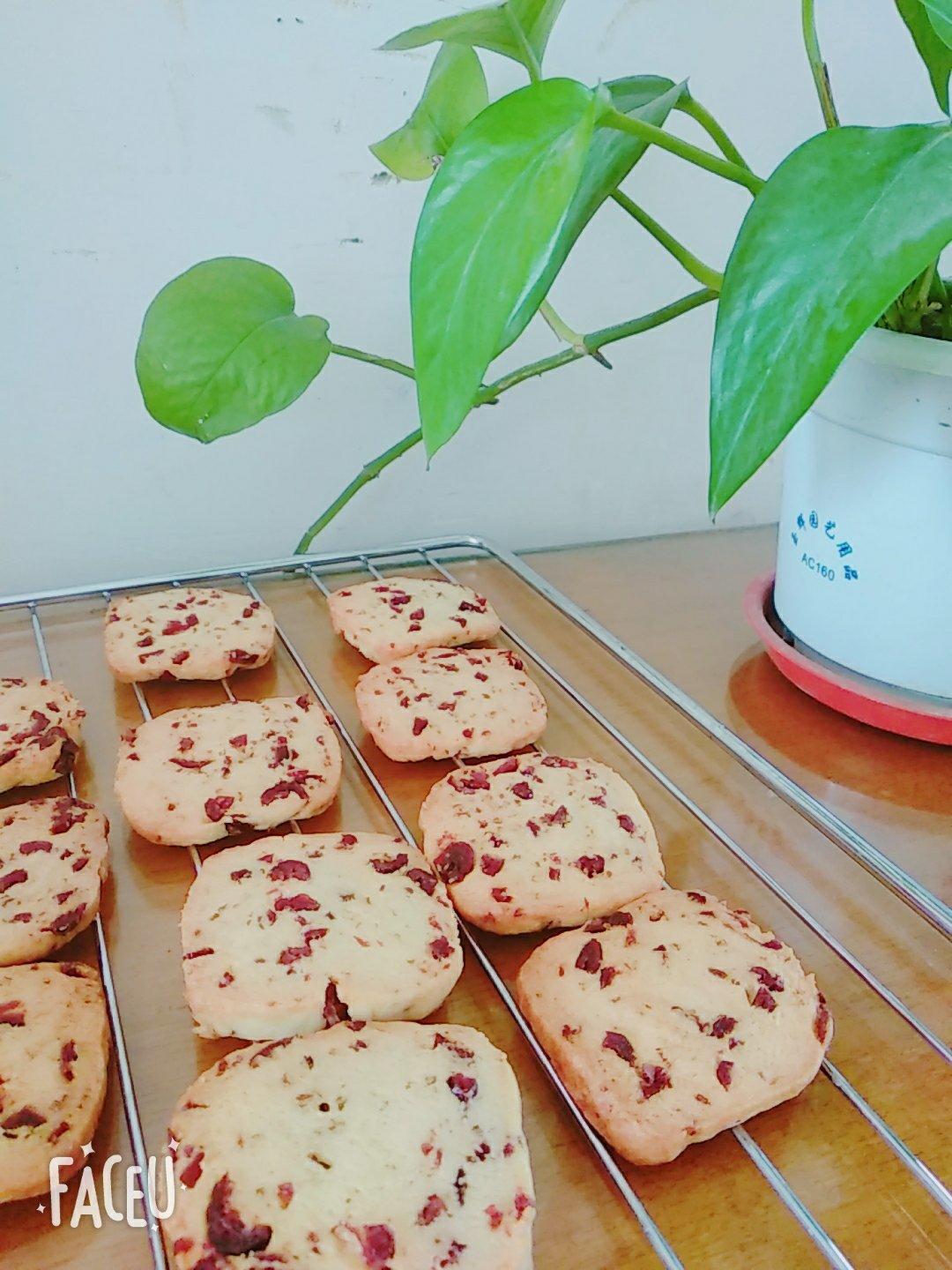 低糖少油版蔓越莓饼干